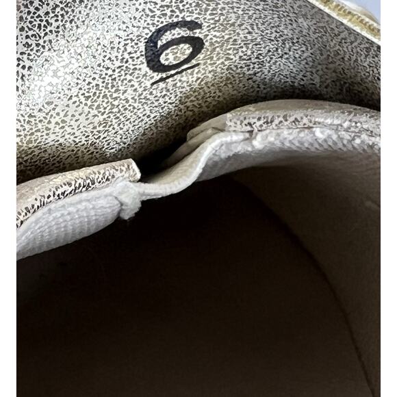 Pierre Dumas Paloma-2 Brown Gold Loafers Size 6 with Animal Print Accents - Picture 7 of 10